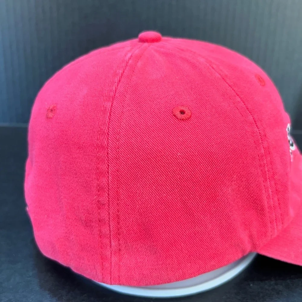BOYMOM Women Red KC Caps Baseball Hat Adjustable Embroidered OSFM 1576